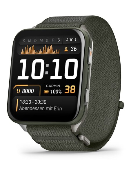 Garmin Venu X1 5,08 cm (2") AMOLED Digital 448 x 486 Pixeles Pantalla táctil Gris Wifi GPS (satélite)