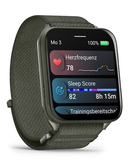 Garmin Venu X1 5,08 cm (2") AMOLED Digital 448 x 486 Pixeles Pantalla táctil Gris Wifi GPS (satélite)