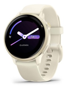 Garmin vívoactive 6 3,05 cm (1.2") AMOLED 42 mm Digital 390 x 390 Pixeles Pantalla táctil Blanco Wifi GPS (satélite)