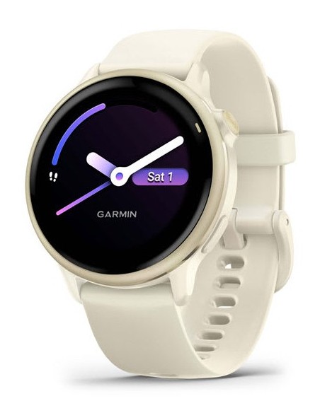 Garmin vívoactive 6 3,05 cm (1.2") AMOLED 42 mm Digital 390 x 390 Pixeles Pantalla táctil Blanco Wifi GPS (satélite)