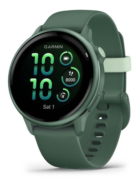 Garmin vívoactive 6 3,05 cm (1.2") AMOLED 42 mm Digital 390 x 390 Pixeles Pantalla táctil Verde Wifi GPS (satélite)