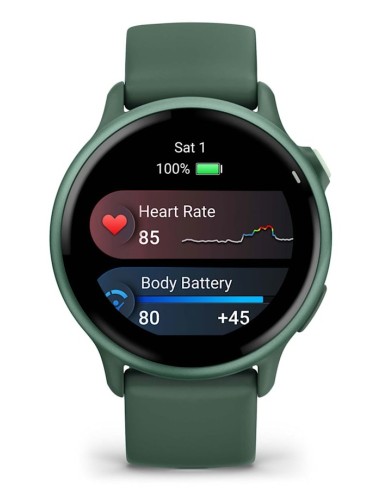 Garmin vívoactive 6 3,05 cm (1.2") AMOLED 42 mm Digital 390 x 390 Pixeles Pantalla táctil Verde Wifi GPS (satélite)