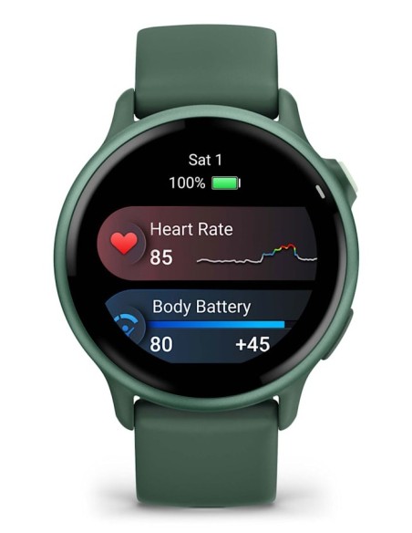 Garmin vívoactive 6 3,05 cm (1.2") AMOLED 42 mm Digital 390 x 390 Pixeles Pantalla táctil Verde Wifi GPS (satélite)