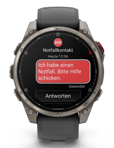 Garmin fēnix 8 Pro 3,56 cm (1.4") AMOLED 47 mm Digital 454 x 454 Pixeles Pantalla táctil Grafito, Titanio Wifi GPS (satélite)