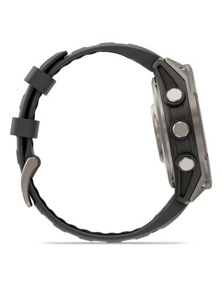 Garmin fēnix 8 Pro 3,56 cm (1.4") AMOLED 47 mm Digital 454 x 454 Pixeles Pantalla táctil Grafito, Titanio Wifi GPS (satélite)