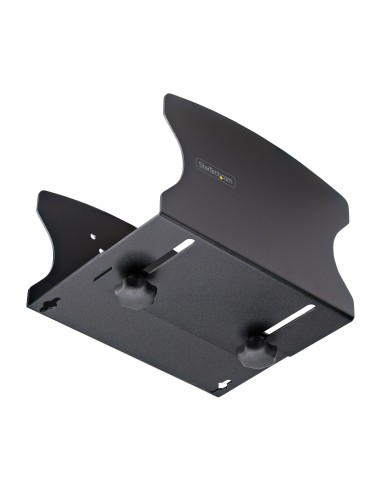 StarTech.com Bracket Soporte de Montaje en Pared para PC - Soporta CPU de hasta 18kg - Ajustes sin Herramientas de 5cm a 20cm -