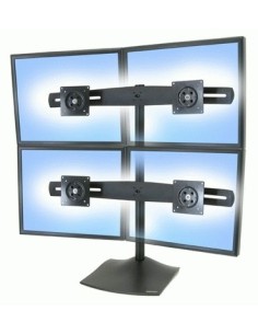 Ergotron DS Series DS100 Quad Monitor Desk Stand 61 cm (24") Escritorio Negro 2
