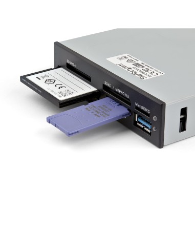 StarTech.com Lector Interno USB 3.0 para Tarjetas Memoria Flash con Soporte para UHS-II