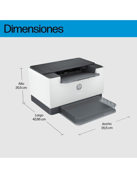 HP LaserJet M209dw Inalámbrico Blanco y negro Impresora, A doble cara