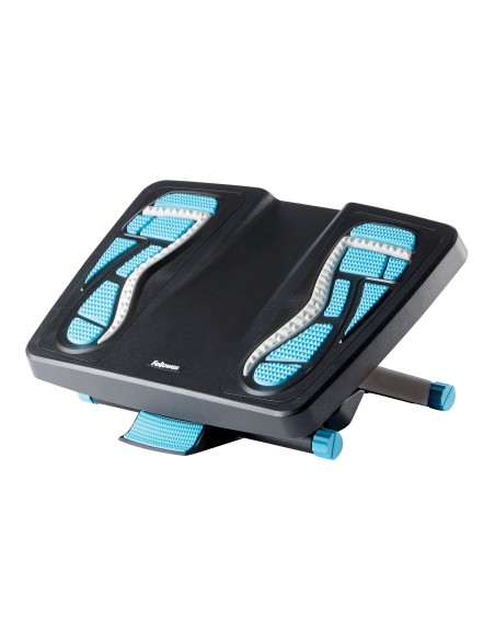 Fellowes 8068001 soporte para el apoyo de pies Azul, Carbón vegetal, Gris