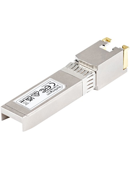 StarTech.com Módulo Transceptor SFP+ Compatible con HPE 813874-B21 - 10GBASE-T - SFP a RJ45 Cat6   Cat5e - SFP+ Ethernet