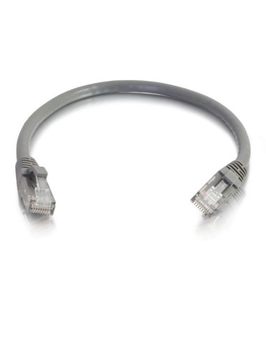C2G Cable de conexión de red de 2 m Cat5e sin blindaje y con funda (UTP), color gris