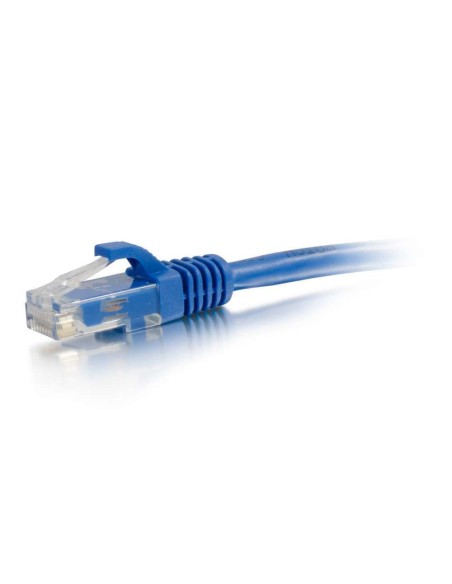 C2G Cable de conexión de red de 2 m Cat6 sin blindaje y con funda (UTP), color azul