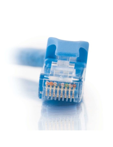 C2G Cable de conexión de red de 2 m Cat6 sin blindaje y con funda (UTP), color azul