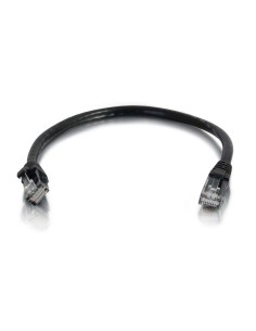 C2G Cable de conexión de red de 2 m Cat6 sin blindaje y con funda (UTP), color negro