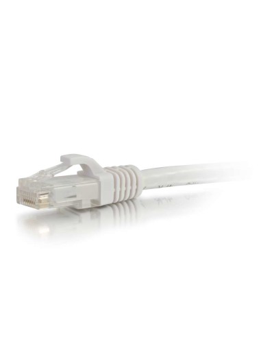 C2G Cable de conexión de red de 2 m Cat6 sin blindaje y con funda (UTP), color blanco