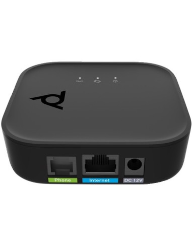 HP Poly Adaptador VoIP de puerto de voz Poly ATA 400 1FXS con SIP abierto y fuente de alimentación