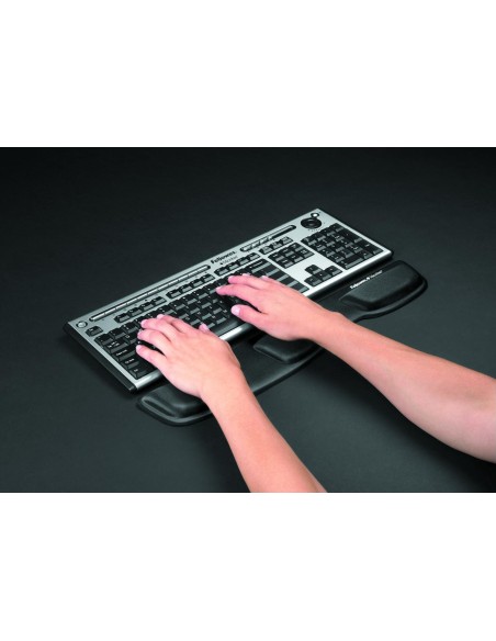 Fellowes 9182801 descansa muñecas Espuma, Poliuretano Negro