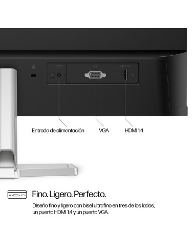 HP Monitor FHD serie 5 de 23,8 pulgadas - 524sf