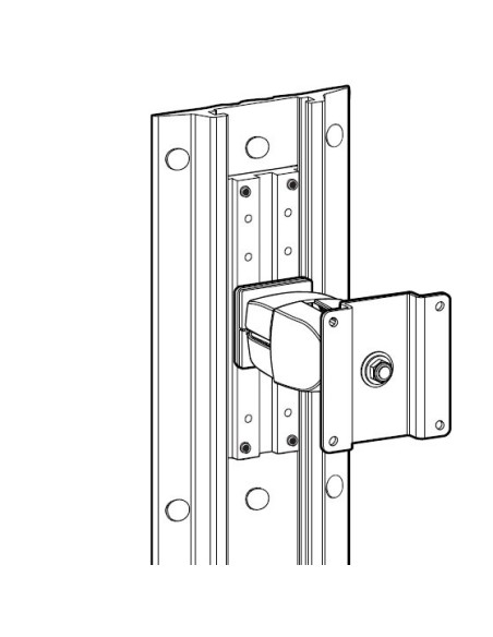Ergotron Track Mount Bracket Kit Aluminio