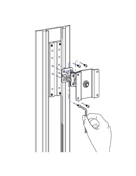 Ergotron Track Mount Bracket Kit Aluminio