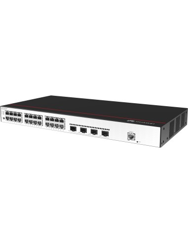 Huawei CloudEngine S5735-L24T4S-A-V2 Gestionado L3 Gigabit Ethernet (10 100 1000) 1U Negro, Plata