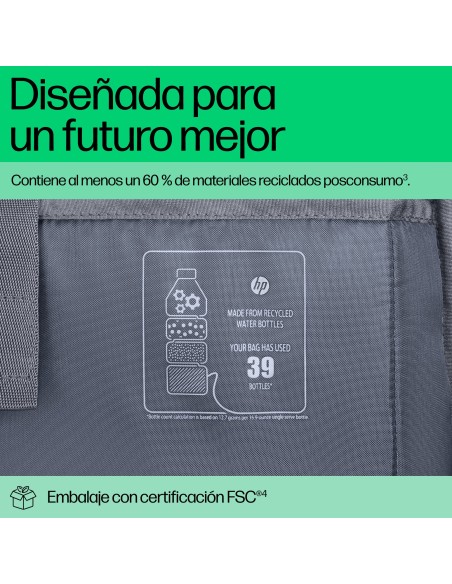 HP Bolsa para portátil de 14 pulgadas Travel Plus 15L