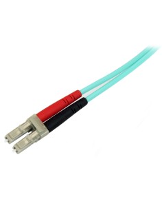 StarTech.com Cable de 10m de Fibra Óptica Multimodo OM3 LC a LC UPC - Full Duplex 50 125µm - para Redes de 100G - LOMMF VCSEL - 2