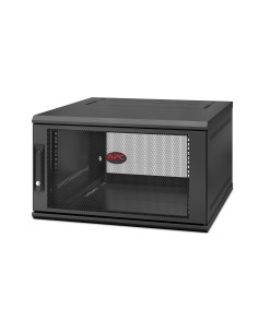 APC NetShelter WX 6U Single Hinged Wall-mount Enclosure 600mm Deep Bastidor de pared Negro