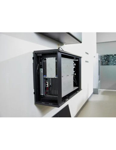 APC AR106VI armario rack 6U Bastidor de pared Negro