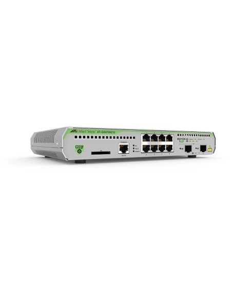 Allied Telesis AT-GS970M 10-50 Gestionado L3 Gigabit Ethernet (10 100 1000) Energía sobre Ethernet (PoE) 1U Negro, Gris