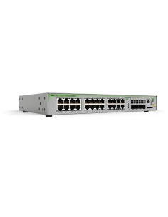 Allied Telesis GS970M Gestionado L3 Gigabit Ethernet (10 100 1000) Energía sobre Ethernet (PoE) 1U Gris