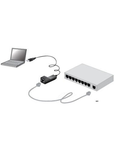 Allied Telesis VT-Kit3 cable de red Negro 1,2 m Cat6a