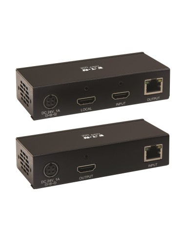 Tripp Lite B127A-1A1-BHBH extensor audio video Transmisor y receptor de señales AV Negro
