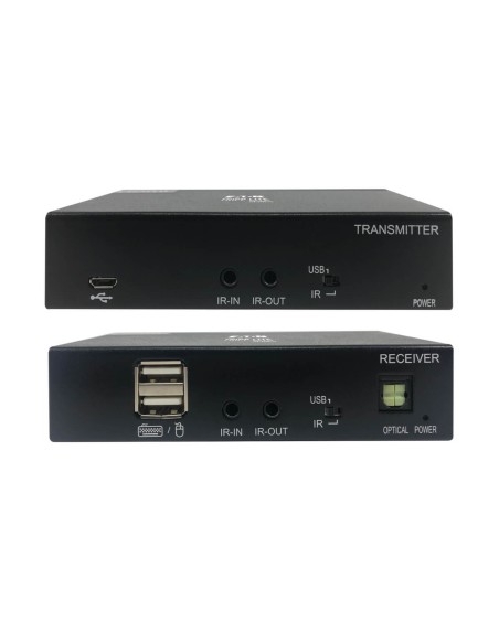 Tripp Lite B127A-1A1-BHBH extensor audio video Transmisor y receptor de señales AV Negro