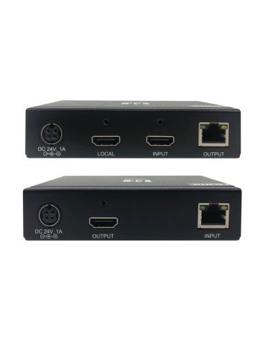 Tripp Lite B127A-1A1-BHBH extensor audio video Transmisor y receptor de señales AV Negro