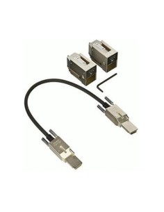 Cisco C9200L-STACK-KIT Cable de fibra óptica e InfiniBand 0,48 m Negro, Gris