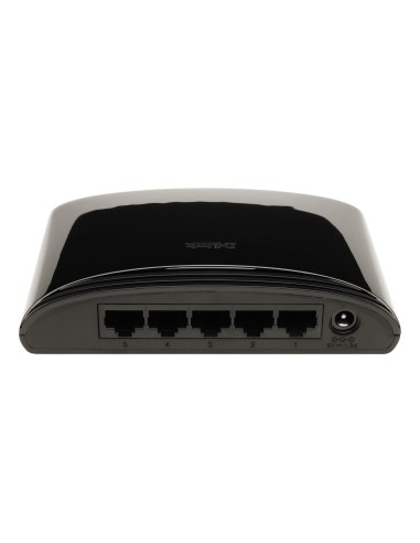 D-Link DES-1005D No administrado Fast Ethernet (10 100) Negro