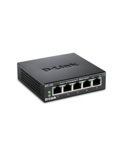 D-Link DES-105 switch No administrado Negro 2