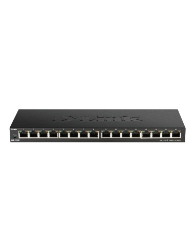 D-Link DGS-1016S switch No administrado Gigabit Ethernet (10 100 1000) Negro