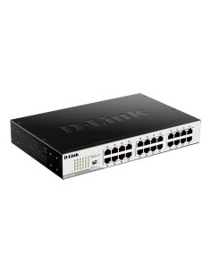 D-Link DGS-1024D switch No administrado Gigabit Ethernet (10 100 1000) 1U Negro, Plata 2