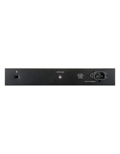 D-Link DGS-1024D switch No administrado Gigabit Ethernet (10 100 1000) 1U Negro, Plata