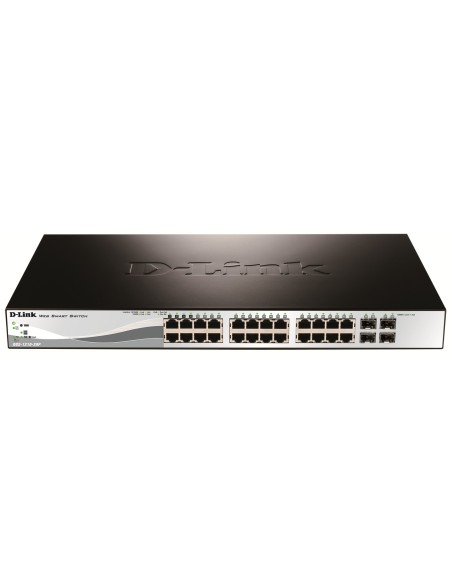 D-Link DGS-1210-28P Gestionado L2 Gigabit Ethernet (10 100 1000) Energía sobre Ethernet (PoE) 1U