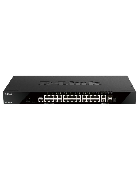 D-Link DGS-1520-28 switch Gestionado L3 10G Ethernet (100 1000 10000) 1U Negro