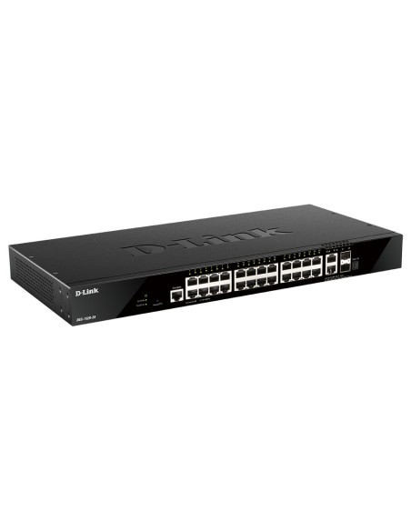 D-Link DGS-1520-28 switch Gestionado L3 10G Ethernet (100 1000 10000) 1U Negro