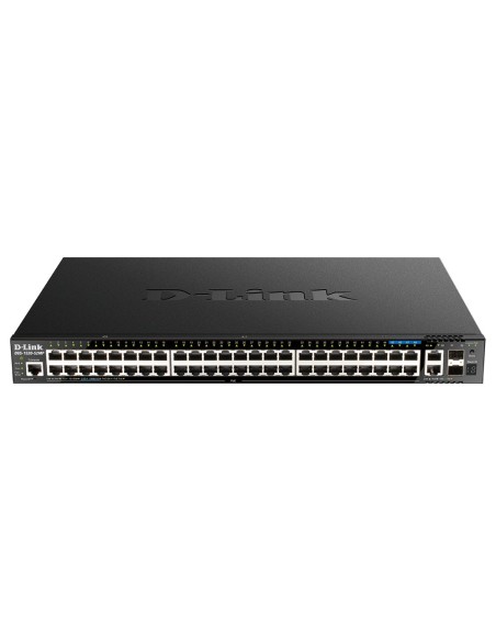 D-Link DGS-1520-52MP switch Gestionado L3 Gigabit Ethernet (10 100 1000) Energía sobre Ethernet (PoE) 1U Negro