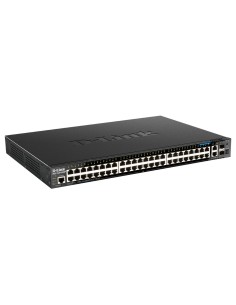 D-Link DGS-1520-52MP switch Gestionado L3 Gigabit Ethernet (10 100 1000) Energía sobre Ethernet (PoE) 1U Negro 2