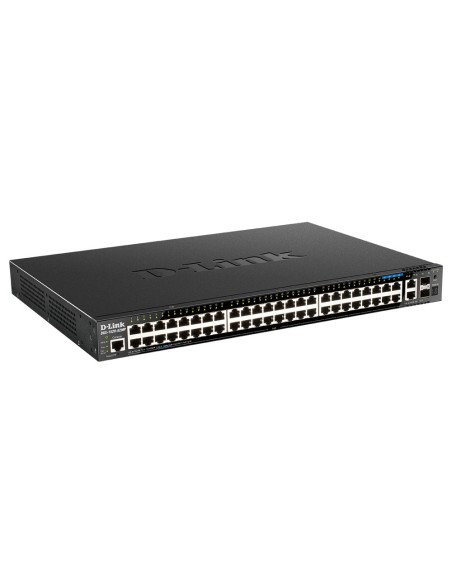 D-Link DGS-1520-52MP switch Gestionado L3 Gigabit Ethernet (10 100 1000) Energía sobre Ethernet (PoE) 1U Negro