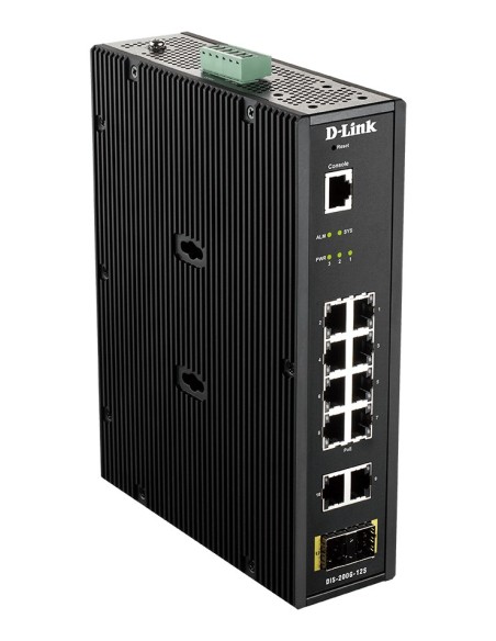 D-Link DIS-200G-12S switch Gestionado L2 Gigabit Ethernet (10 100 1000) Negro