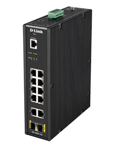 D-Link DIS-200G-12S switch Gestionado L2 Gigabit Ethernet (10 100 1000) Negro